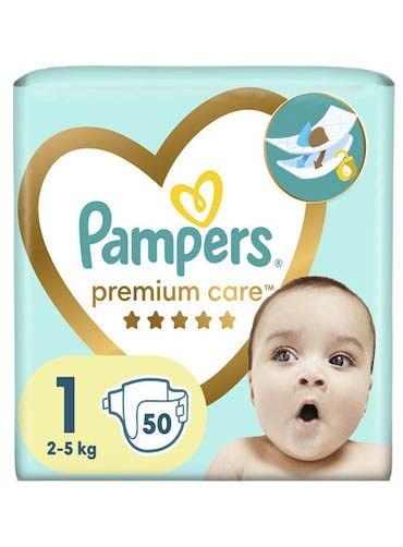 Pampers Premium Care Newborn 1X52